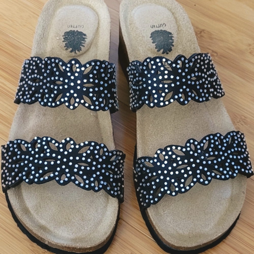 Women's Black Size 37 Sandals